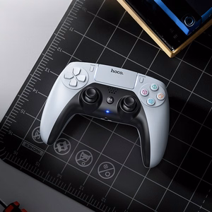 Žaidimų valdymo pultelis Hoco GA1 for PS4/PS5 baltas