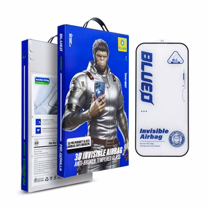 LCD apsauginis stikliukas 5D Mr. Monkey Glass (Airbag Anti-Broken) Apple iPhone 17 juodas