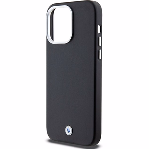 BMW Signature Wrapped Metal Magnetinis dėklas telefonui iPhone 15 Pro Max - juodas