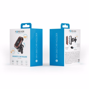 "Forever" automobilio laikiklis oro ventiliacijos angai MH-260 magnetinis juodas