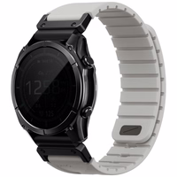 UNIQ Fluo x Smart-Fit dirželis Garmin 22mm szary