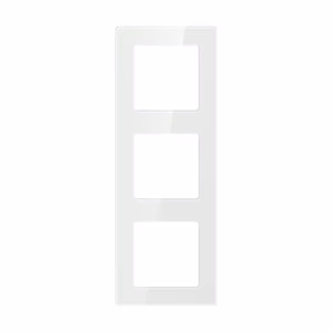 Trigubas rėmelio lizdas Avatto N-TS10-Frame-W3 (baltas)