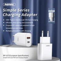 Įkroviklis Remax RP-U37 20W USB-C/USB-A baltas