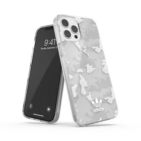 Adidas OR SnapCase Camo dėklas telefonui iPhone 12 Pro Max - skaidrus