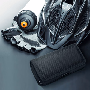 Horizontalus universalus dėklas OXFORD modelis 4 IPHONE 13 PRO MAX / SAMSUNG S21 Ultra / XIAOMI 12 Ultra juodas