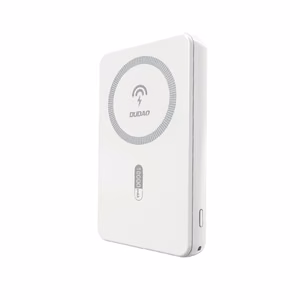 Dudao K14S Magnetic Power Bank 20W 5000mAh 1x USB-A 1x USB-C - white