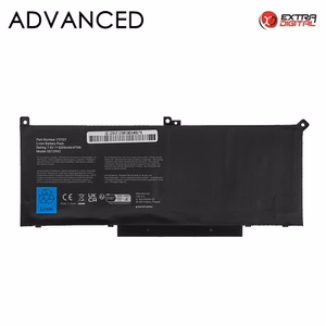 Nešiojamojo kompiuterio baterija DELL F3YGT, 7200mAh, Extra Digital Advanced