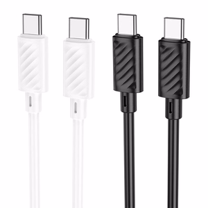 Kabelis USB C į USB C Hoco 3A 60W 2 m X88 baltas