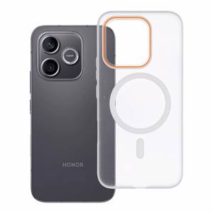 Dėklas Honor 600 LITE Go Orange suderinamas su MagSafe skaidrus