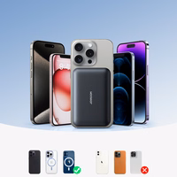 Magnetinė išorinė baterija Joyroom JR-W020 20W 10000mAh MagSafe + USB-C į USB-C laidas 0,25m (juoda)