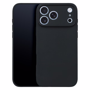 Matinis TPU dėklas, skirtas iPhone 17 Pro Max 6,9″ / 18 Pro Max 6,9″, juodas