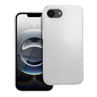 SHINING dėklas telefonui IPHONE 16e (SE 4 2025) sidabrinis