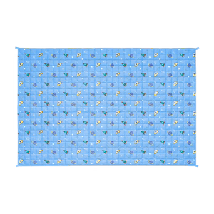 PREMIUM medvilninė sunkioji sensorinė antklodė vaikams, 100 x 150 cm, 3 kg, kosmoso raštas