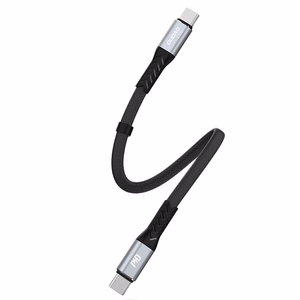 Dudao L10C USB-C - USB-C PD kabelis 100W 5A 0.23m - juodas