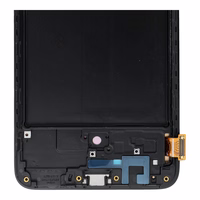 LCD ekranas skirtas SAMSUNG A70 A705 HARD OLED su rėmu