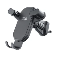 BLUE STAR gravitacinis automobilinis laikiklis oro angai TRIANGULAR, juodas