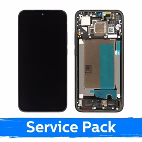 LCD Ekranas suderinamas su Xiaomi Poco F7 5G su rėmeliu / juodas / (Service Pack)