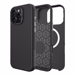 Dėklas Perfectionists Triangle Mag Case Apple iPhone 16 Pro Max juodas