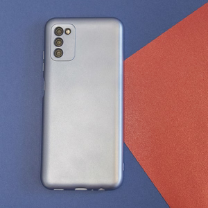 Metallic case for Samsung Galaxy A35 5G light blue