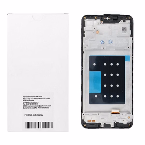 REWA OLED LCD ekranas su rėmeliu, skirtas SAMSUNG A16 4G, juodas