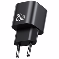 Tinklo įkroviklis USAMS JO Series CC260 20W USB-C + USB-C/Lightning laidas 1m baltas