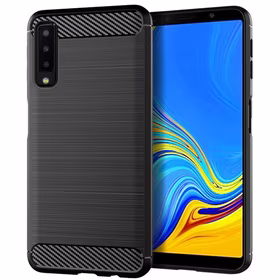 CARBON Dėklas telefonui SAMSUNG A7 2018 ( A750 ) - juodas