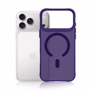 "3mk Smoke MagCase" dėklas "iPhone 17 Pro Max" - violetinės spalvos permatomas