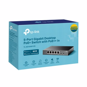 TP-Link TL-SG1005P-PD tinklo komutatorius Gigabit Ethernet (10/100/1000) Maitinimas per Eternetą (PoE) Juoda