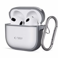 Tech-Protect Slim Hook dėklas AirPods 4 - pilkas