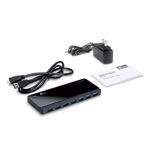 TP-Link UH700 USB 3.2 Gen 1 (3.1 Gen 1) Micro-B 5000 Mbit/s juodas