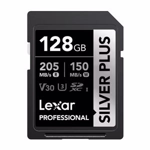 Lexar Professional SILVER PLUS SDXC 128GB memory card