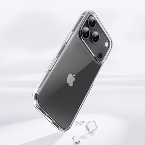 Rock Crystal Shield Serijos Dėklas Iphone 17 Pro Max permatomas