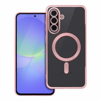 ELECTRO MAG COVER dėklas telefonui suderinamas su Magnetiniu MagSafe SAMSUNG A36 rožinis auksas