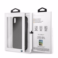 BMW Siganture Carbon dėklas iPhone Xs Max - juodas