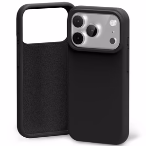 Mercury Silicone dėklas iPhone 17 Pro / 18 Pro, juodas