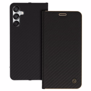 Wonder Frame anglies dėklas telefonui Samsung Galaxy M15 5G juodas