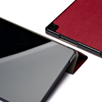 Dėklas Reach Smart Leather Xiaomi Redmi Pad 2 11.0 tamsiai raudonas