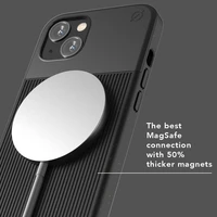 ATOM STUDIOS dėklas SPLIT WOOD FIBRE MAGSAFE IPHONE 13 juodas