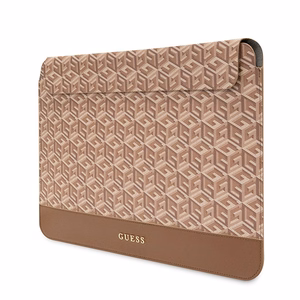 Guess GCube Stripes dėklas 16" nešiojamam kompiuteriui - rudas
