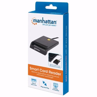 Manhattan 102049 išmanusis kortelių skaitytuvas Vidaus USB USB 2.0 Juoda