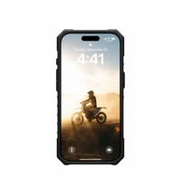 UAG Pathfinder Magnetinis dėklas iPhone 16 Pro - sidabrinis