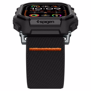 Spigen Lite Fit Pro dėklas su dirželiu Apple Watch Ultra 1 / 2 (49mm) - matinė juoda