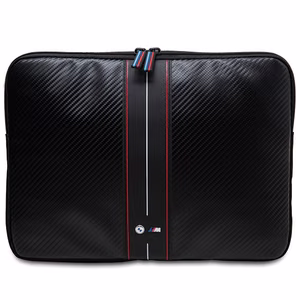 BMW Carbon & Red Stripe чехол для ноутбука 14" - чёрный