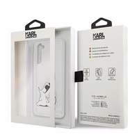 Karl Lagerfeld Choupette Fun dėklas Samsung Galaxy S21+ - Skaidrus