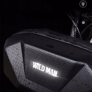 WILDMAN дорожная сумка для руля велосипеда на молнии, 3,5L, X9, черная