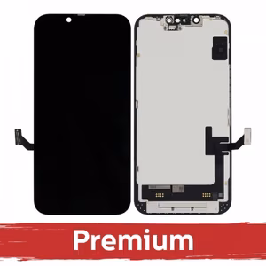 LCD ekranas skirtas iPhone 16e juodas (Hard OLED / Premium) /*Removable IC*/