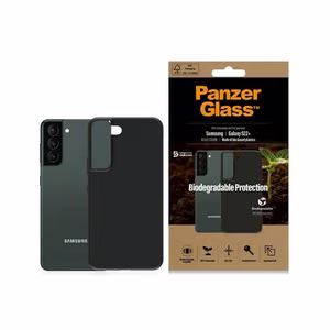 PanzerGlass biodegraduojantis dėklas telefonui Samsung Galaxy S22+ - juodas