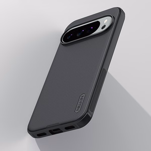 "Nillkin Super Frosted Shield Pro" magnetinis dėklas "Google Pixel 10/10 Pro", suderinamas su "MagSafe" - juodas