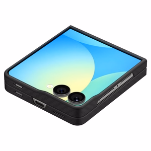Spigen AirSkin Aramid Dėklas telefonui Samsung Galaxy Z Flip 7 - juodas