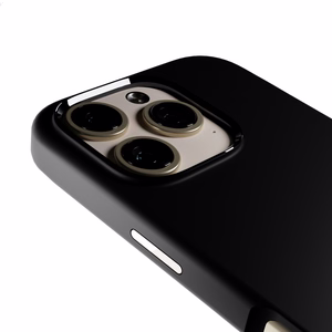 Силиконовый чехол Puro Icon Mag Pro MagSafe для iPhone 16 Pro - чёрный